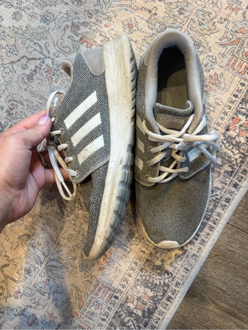Adidas Grey cloud foam Athletic Sneakers